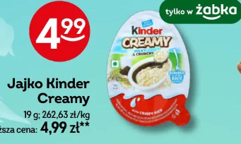 Jajko Kinder Creamy