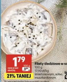 Filety śledziowe w sosie