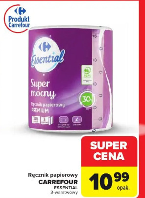 Carrefour ręcznik papierowy ESSENTIAL