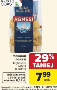 Makaron Agnesi tagliatelle