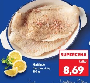 Halibut filet bez skóry
