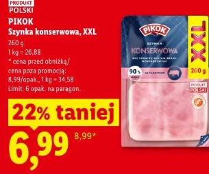 Pikok Szynka konserwowa, XXL