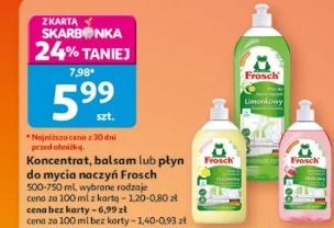 Koncentrat, balsam lub płyn do mycia naczyń Frosch