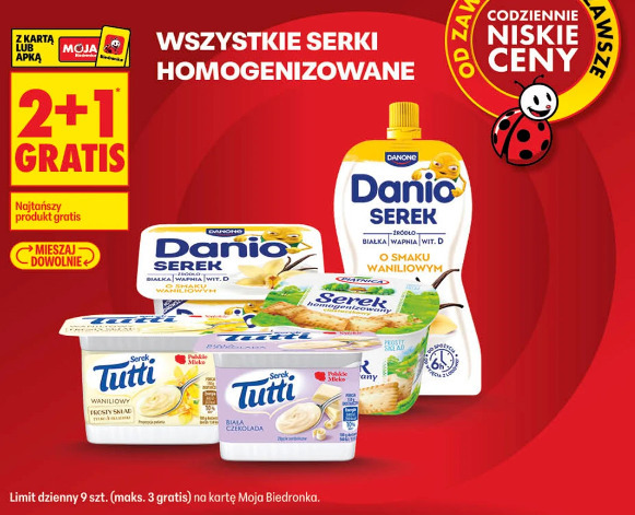 Wszystkie serki homogenizowane