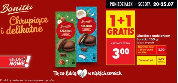 Ciastka z nadzieniem Bonitki