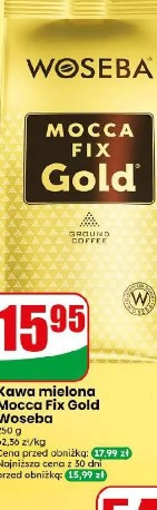 Kawa mielona Mocca Fix Gold Woseba