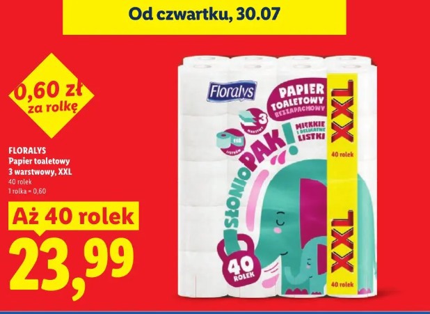 Florays Papier toaletowy 3 warstwowy XXL
