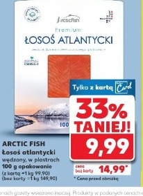 Arctic Fish Łosoś atlantycki wędzony, w plastrach