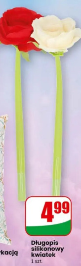 Długopis silikonowy kwiatek