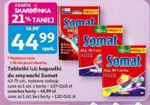 Tabletki lub kapsułki do zmywarki Somat
