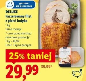 Deluxe Faszerowany filet z piersi indyka