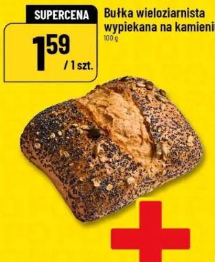 Bułka wieloziarnista wypiekana na kamieniu