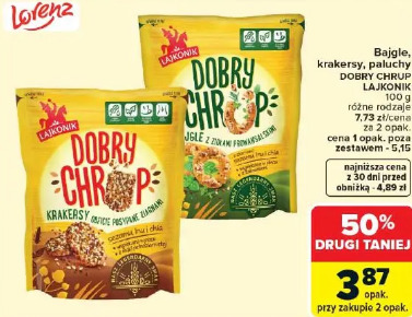 Bajgle, krakersy, paluchy DOBRY CHRUP LAJONIK