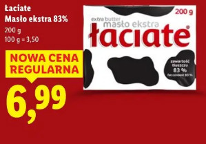 Łaciate Masło ekstra 83%