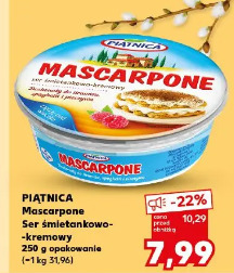 Piątnica Mascarpone Ser śmietankowo-kremowy