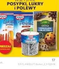 Posypki, lukry i polewy