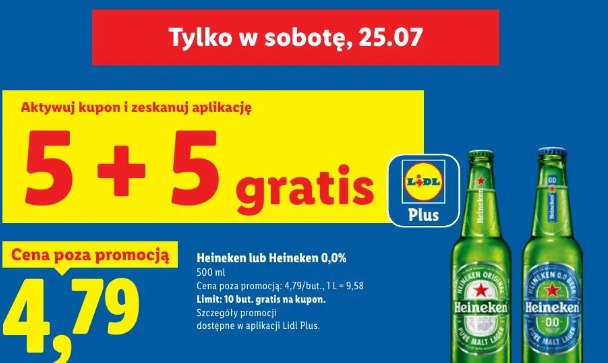 Heineken lub Heineken 0,0%