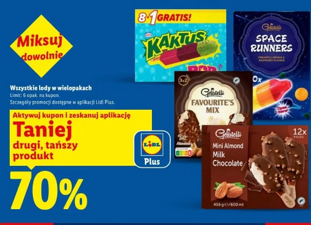 Wszystkie lody w wielopakach