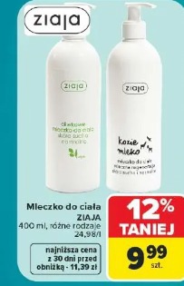 Ziaja mleczko do ciała