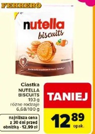 Ciastka Nutella Biscuits