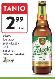Žatecký Světlý Ležák piwo