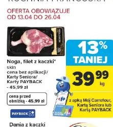 Noga, filet z kaczki