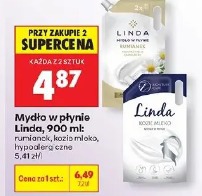 Mydło w płynie Linda, 900 ml rumianek, kozie mleko, hipoalergiczne