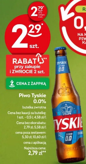 Piwo Tyskie 0.0%