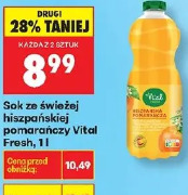 Sok ze świeżej hiszpańskiej pomarańczy Vital Fresh