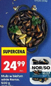 Mule w białym winie Norso