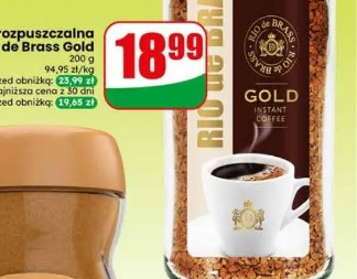Kawa rozpuszczalna Rio de Brass Gold