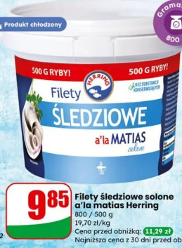 Filety śledziowe solone a’la matias Herring