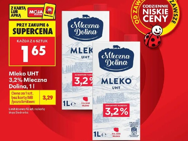 Mleko UHT 3,2% Mleczna Dolina
