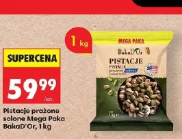 Pistacje prażone solone Mega Paka BakaD'Or