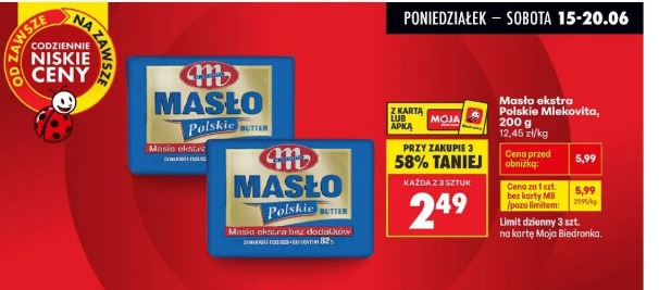 Masło ekstra Polskie Mlekovita