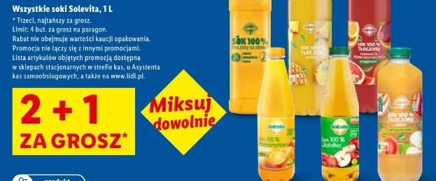 Wszystkie soki Solevita