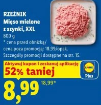 Rzeźnik Mięso mielone z szynki XXL