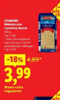 Combino Makaron orzo z pszenicy durum