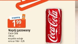 Napój gazowany Coca-Cola