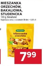 Mieszanka orzechów, bakaliowa, studencka Bakalland