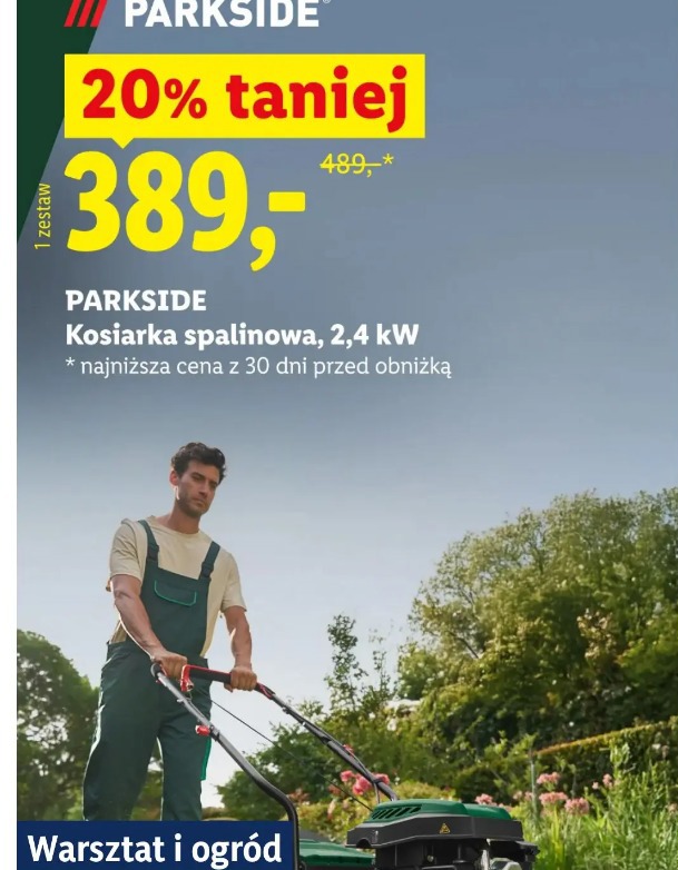 Parkside Kosiarka spalinowa, 2,4 kW