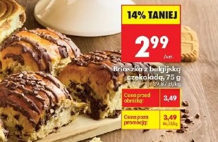 Brioszka z belgijską czekoladą