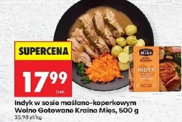 Indyk w sosie maślano-koperkowym Wolno Gotowane Kraina Mięs