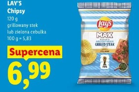 Lay's Chipsy grillowany stek lub zielona cebulka