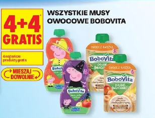 Wszystkie musy owocowe Bobovita