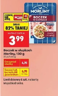 Boczek w słupkach Morliny