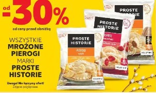 Wszystkie mrożone pierogi marki Proste Historie