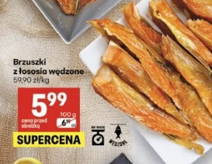 Brzuszki z łososia wędzone