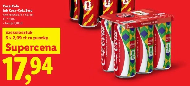 Coca-Cola lub Coca-Cola Zero