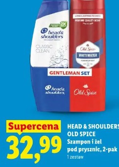 Head & Shoulders/Old Spice Szampon i żel pod prysznic, 2-pak